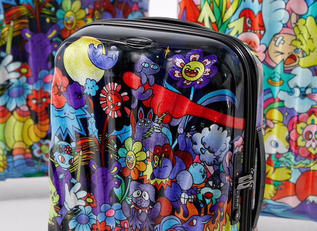 Œuvre d'art vibrante