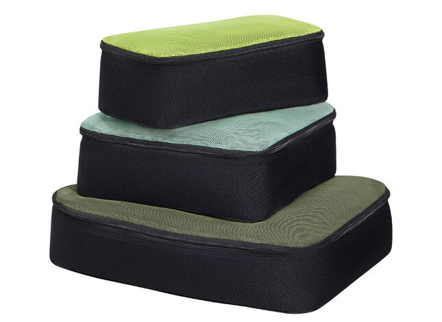 Packing cubes inbegrepen