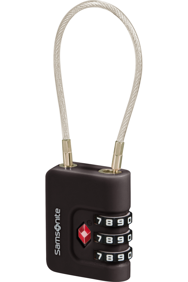 Samsonite Ta Revolution Cablelock 3 dial TSA  Noir