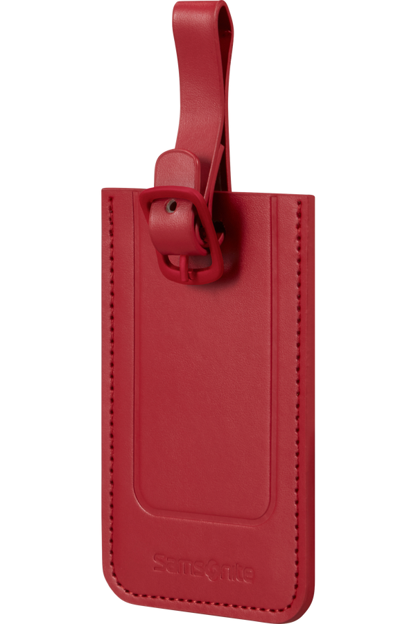 Samsonite Ta Revolution Rectangle Luggage Tag x2  Rood