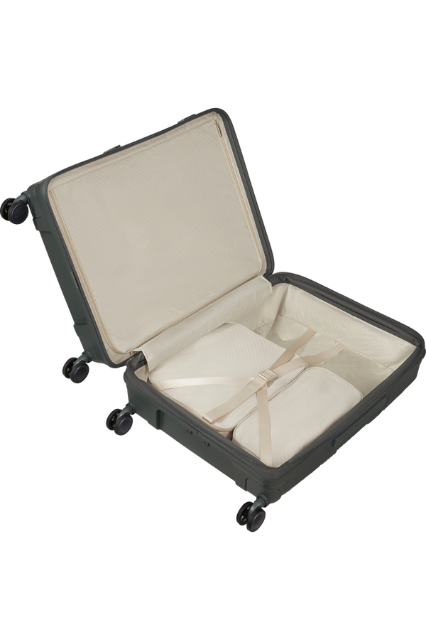 Samsonite Paralux Spinner Expandable Medium Sp 67cm  Olijfgroen