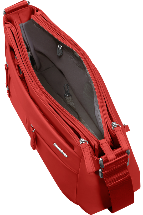 Samsonite Move 5.0 Horiz. Shoulder Bag + Flap  Coral Red