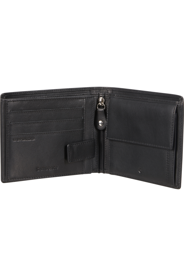 Samsonite Attack 2 Slg 037 - B 9CC+2HFL+ZIP+2C  Zwart