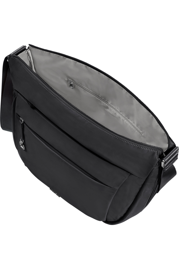 Samsonite Move 5.0 Hobo Bag Round Expandable M  Zwart