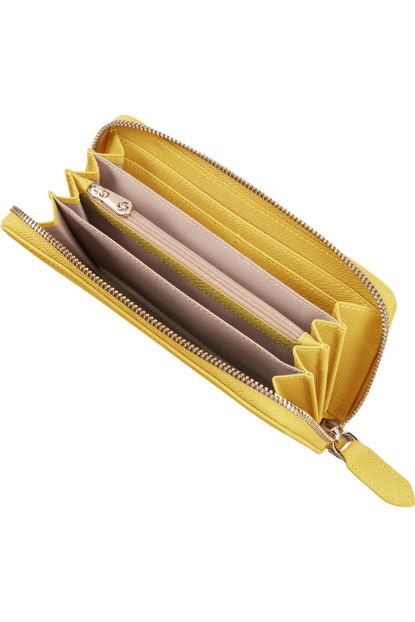 Samsonite My Samsonite Slg L Zip Around L  Mustard Yellow