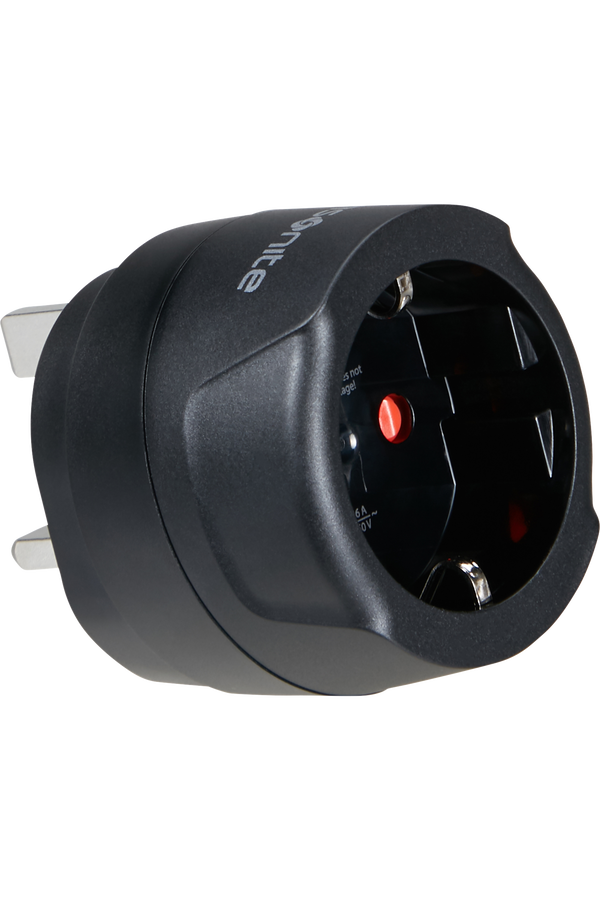 Samsonite Travel Accessories Europe to uk Adaptor Noir