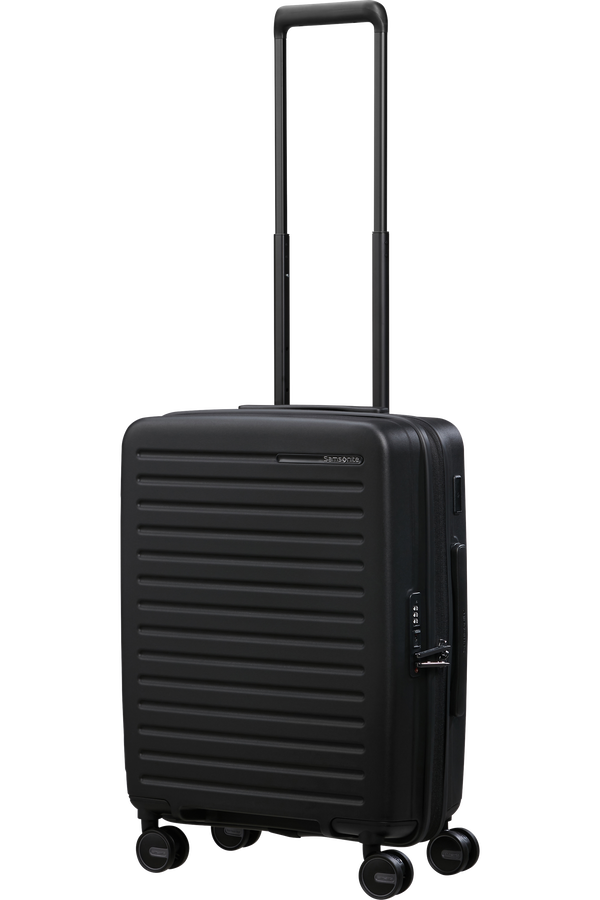 Samsonite Restackd Spinner Expandable 55cm  Zwart