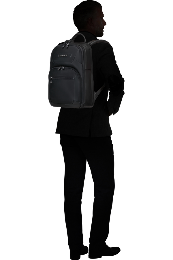 Samsonite Pro-Dlx 6 Leather Backpack 14.1'  Noir