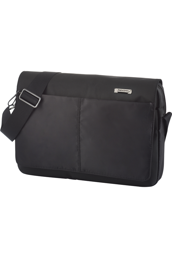 Samsonite Hip-Tech 2 Messenger 12.9'+Flap  Zwart