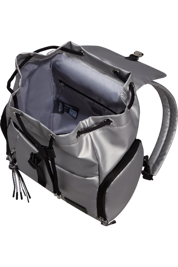 Samsonite Wander Last Backpack 3PKT 1 Buckle  Argent métal