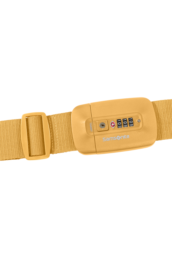 Samsonite Ta Revolution Luggage Strap/TSA Lock  Jaune
