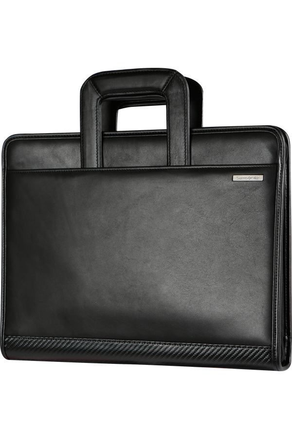 Samsonite Stationery S-Derry Zip Folder A4 Ret H + Binder Zwart