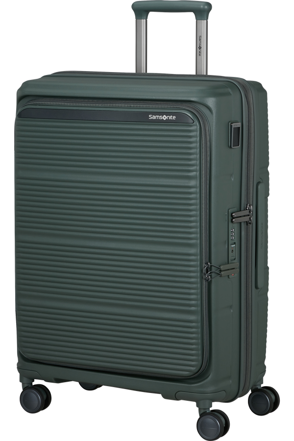 Samsonite Paralux Spinner Expandable Medium Sp 67cm  Olijfgroen