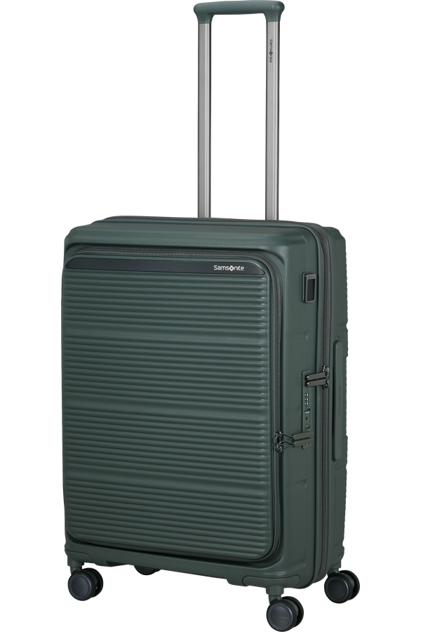 Samsonite Paralux Spinner Expandable Medium Sp 67cm  Olijfgroen