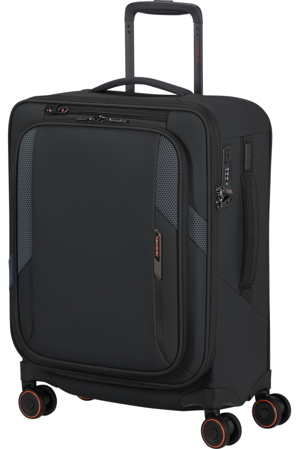 Samsonite Glazed Spinner Expandable 55cm  Zwart