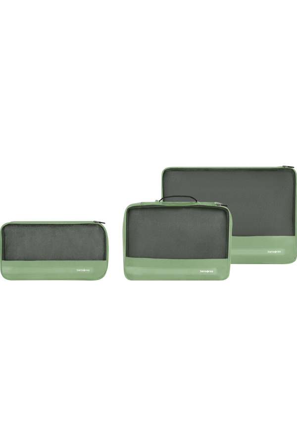 Samsonite Ta Revolution Set of 3 Packing Cubes  Sage