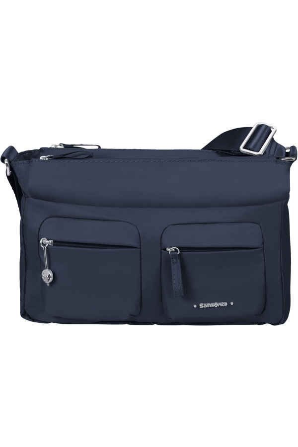 Samsonite Move 3.0 Horiz Shoulder Bag + Flap  Bleu foncé