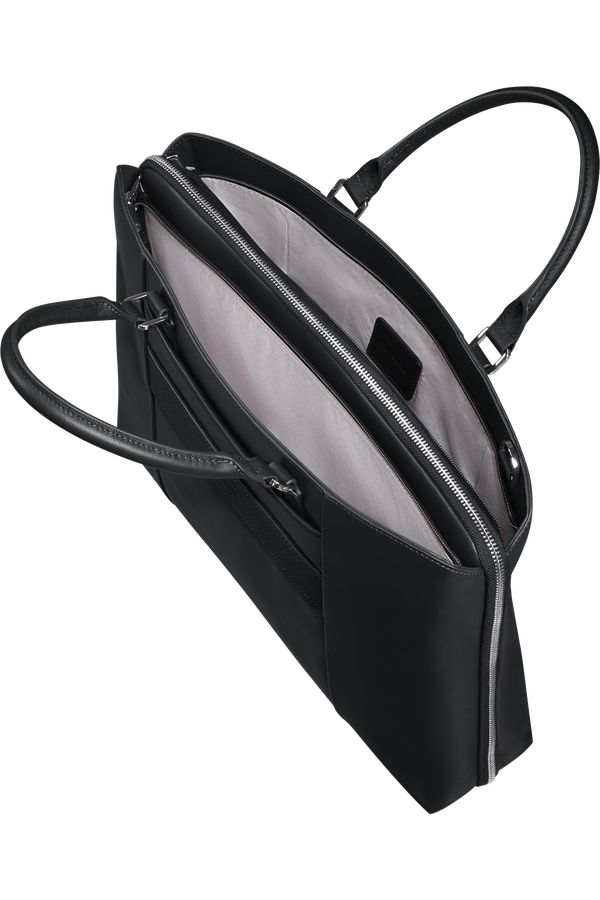 Image Biz Leather Sacoche Ordinateur 15.6" | Samsonite Image Biz Leather Briefcase 15.6'  Noir