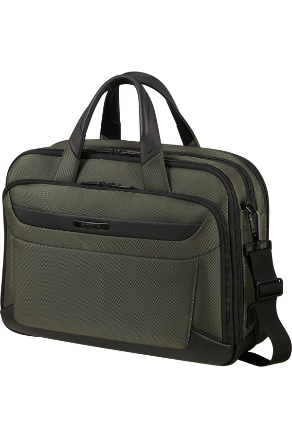 Samsonite Pro-Dlx 6 Bailhandle Expandable 15.6'  Groen