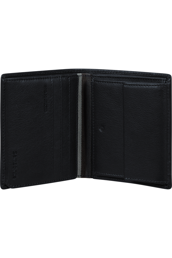 Samsonite Flagged Slg 144 - W S 8CC+HFL+C+2C  Noir