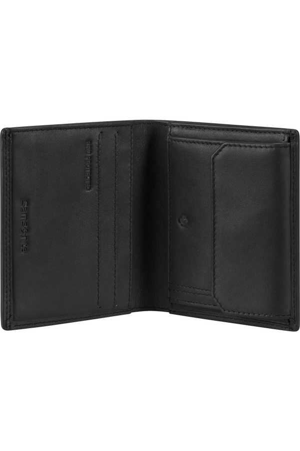 Samsonite Attack 2 Slg 124 - WAL S 3/2CC+COIN+C  Noir