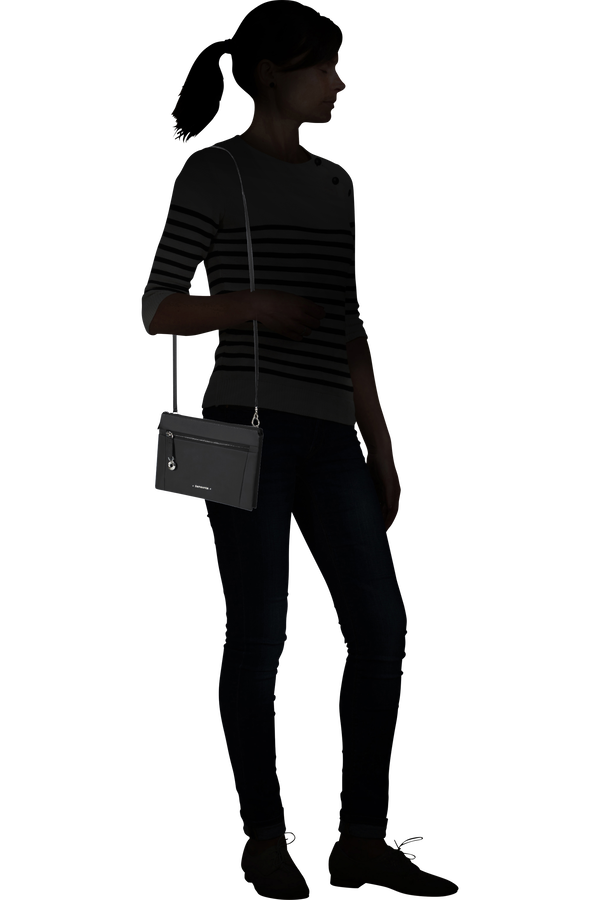 Samsonite Move Journey Mini Shoulder Bag 2 Compartments  Noir