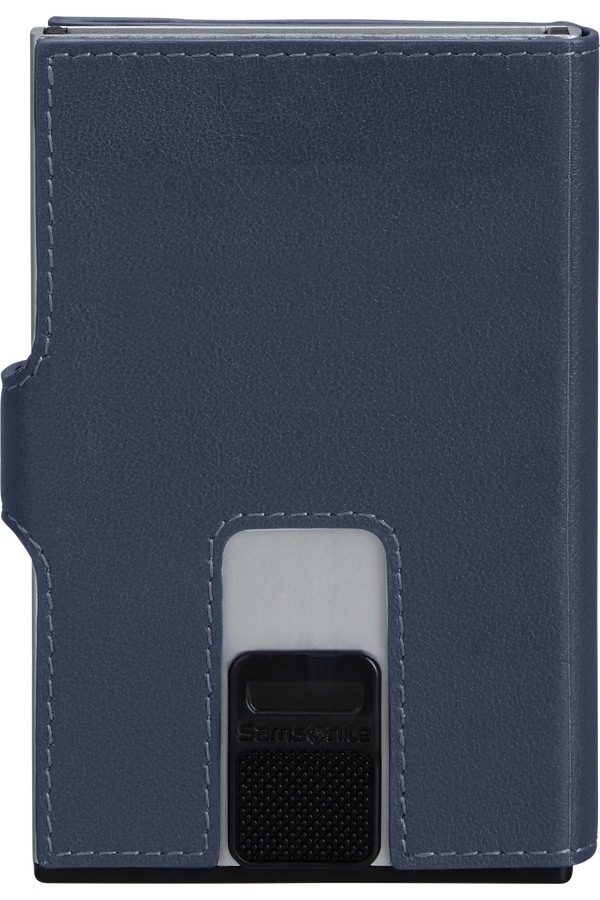 Samsonite Alu Fit 202 - Slide-up Wallet  Blauw