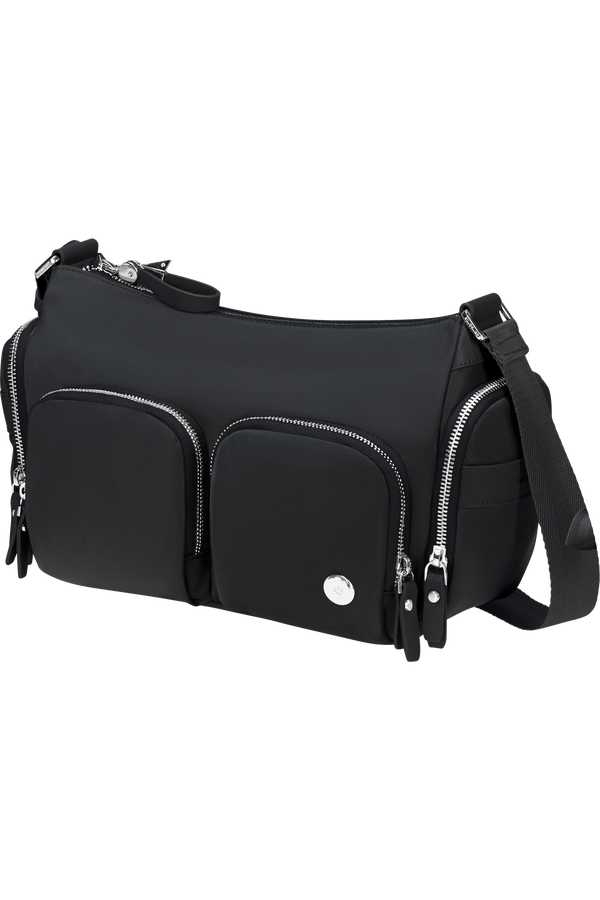 Samsonite Karissa Evo Shoulder Bag Multi Pkt  Zwart