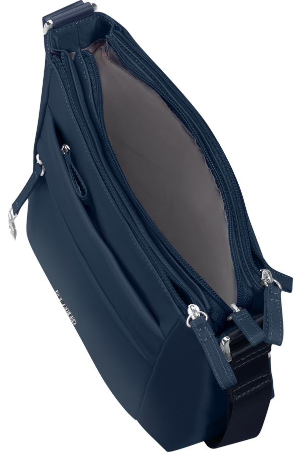 Samsonite Move 5.0 H. Shoulder Bag S 3 Zip  Bleu foncé