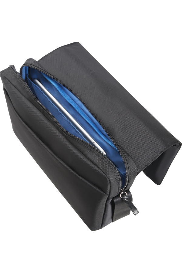 Samsonite Hip-Tech 2 Messenger 12.9'+Flap  Zwart