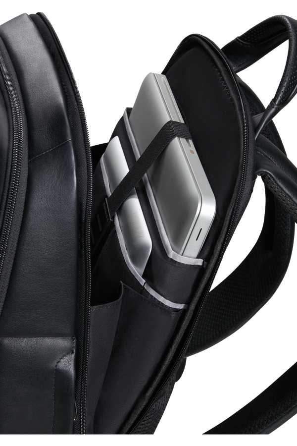 Samsonite Pro-Dlx 6 Leather Backpack 14.1'  Noir