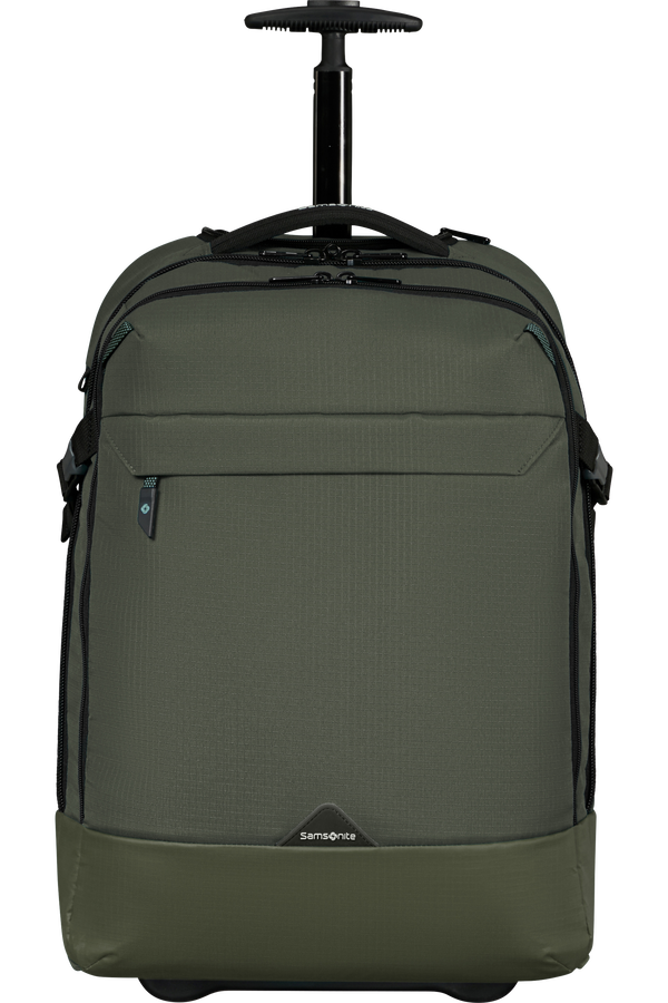 Samsonite Roadseeker Laptop Backpack with wheels 17.3''  Vert olive fonc&eacute;