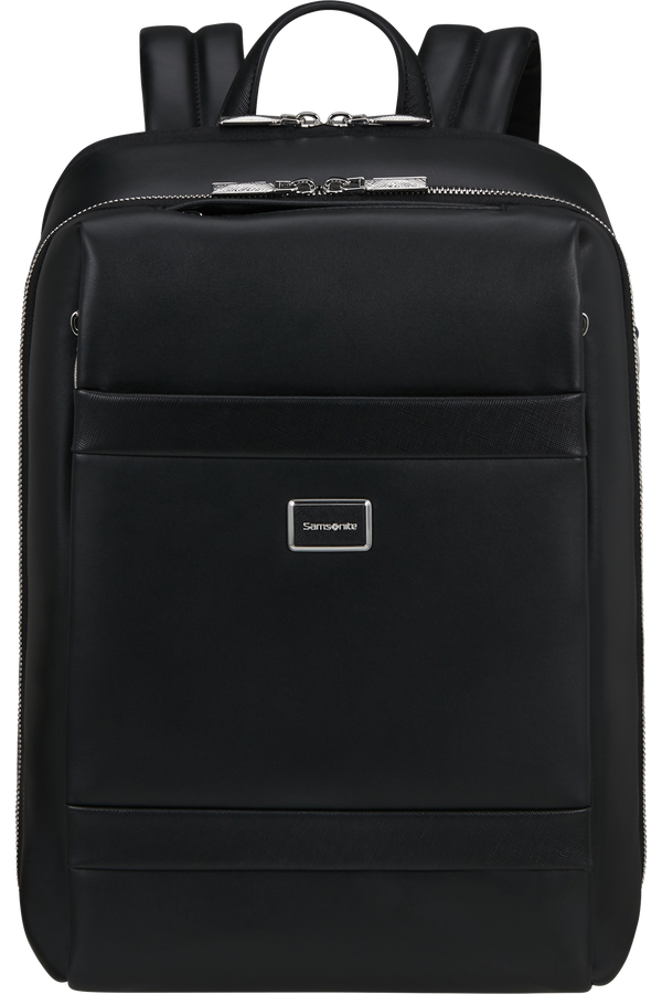 Image Biz Leather Rugzak 14.1" | Samsonite Image Biz Leather Backpack 14.1'  Zwart