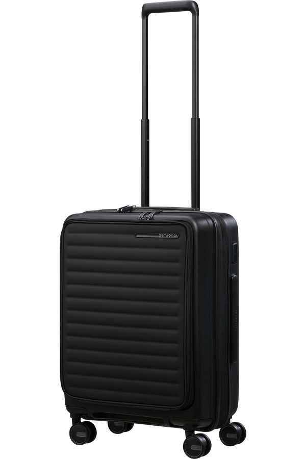 Samsonite Restackd Spinner Expandable Easy Access 55cm  Zwart