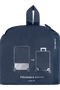 Samsonite Ta Revolution Foldable Luggage Cover S  Bleu nuit