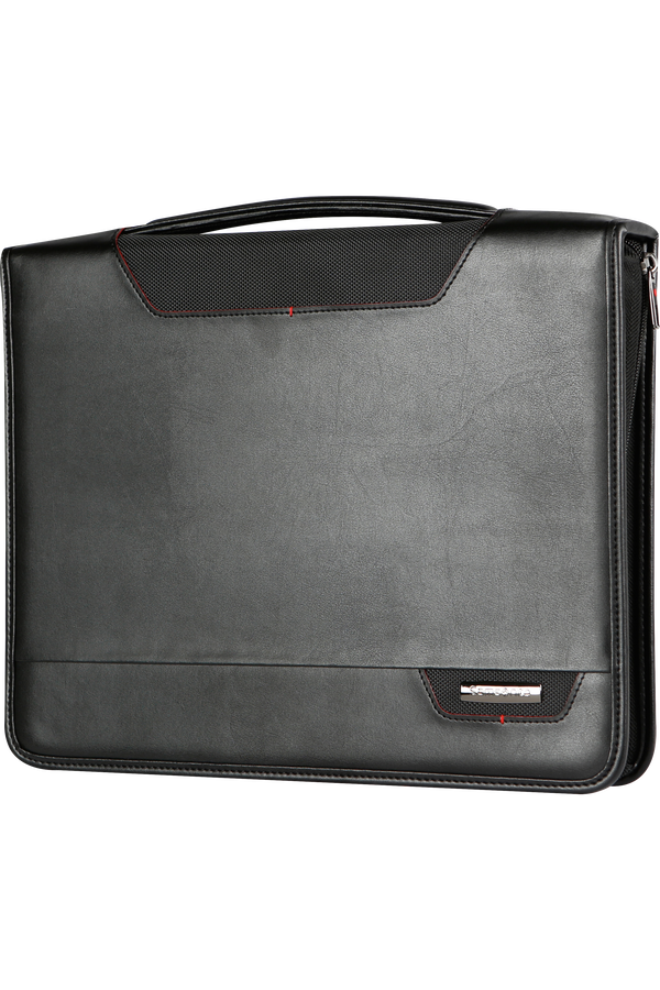 Samsonite Stationery Pro-Dlx 4 Zip Case A4 Top H + Binder Zwart