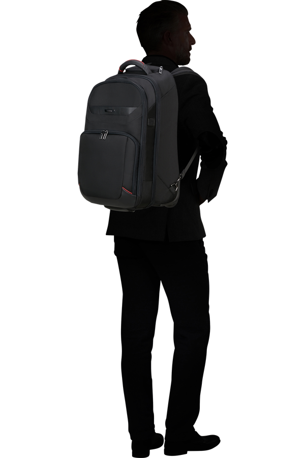 Samsonite Pro-DLX 6 Laptop Backpack with Wheels  17.3inch Zwart
