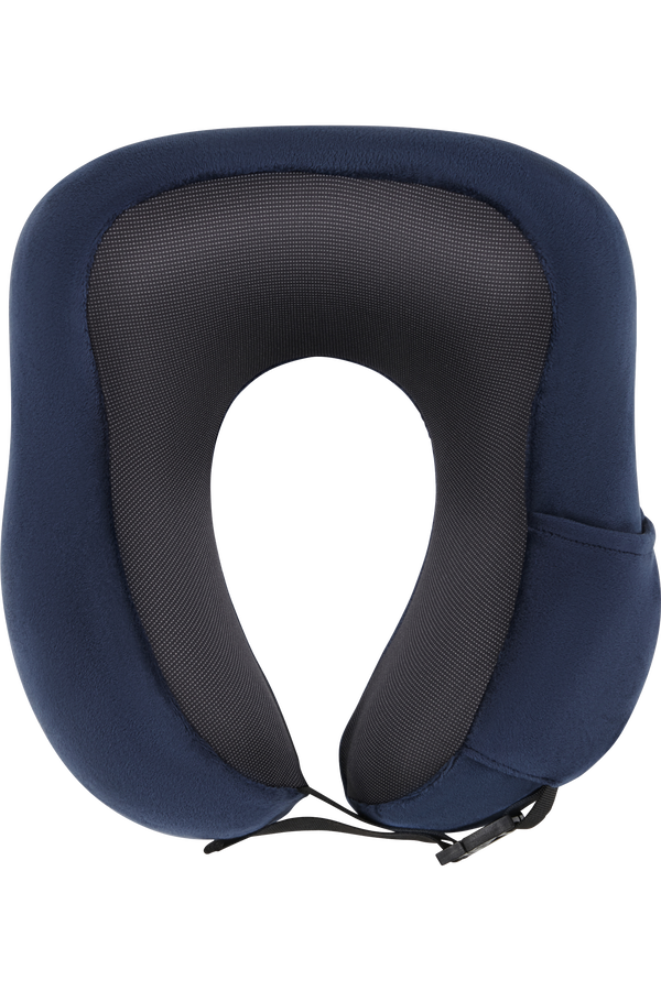 Samsonite Ta Revolution Ergonomic Memory Foam Pillow  Midnight Blue