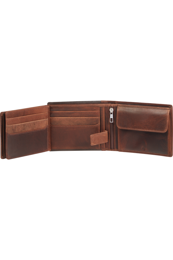 Samsonite Oleo Slg 037 - B 9cc+2hfl+Zip+2c  Marron foncé