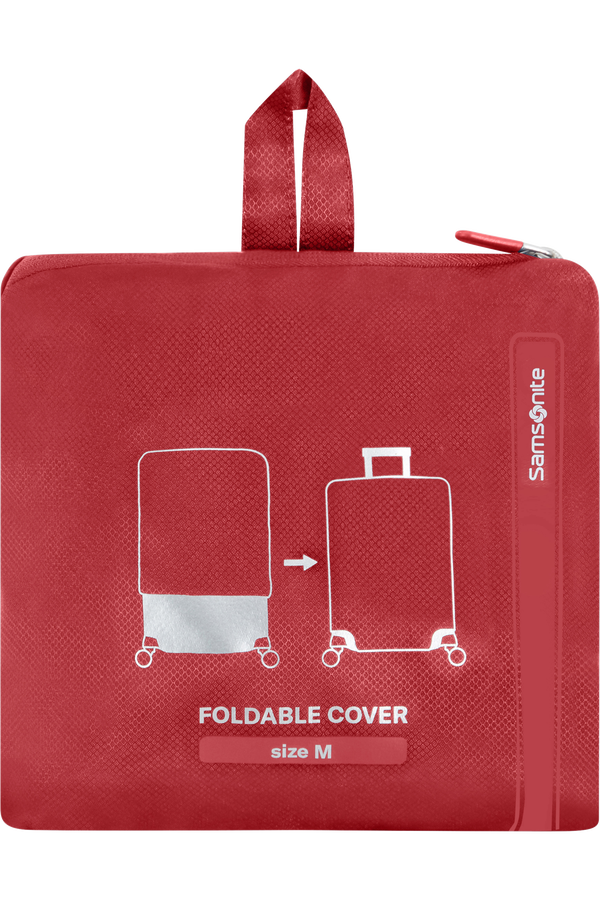 Samsonite Ta Revolution Foldable Luggage Cover M  Rouge