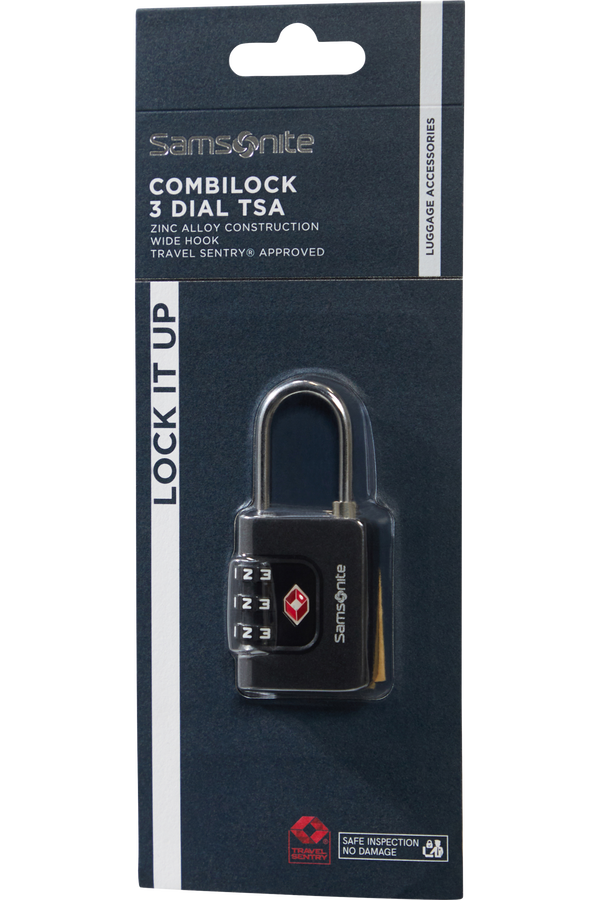 Samsonite Ta Revolution Combilock 3 dial TSA  Noir