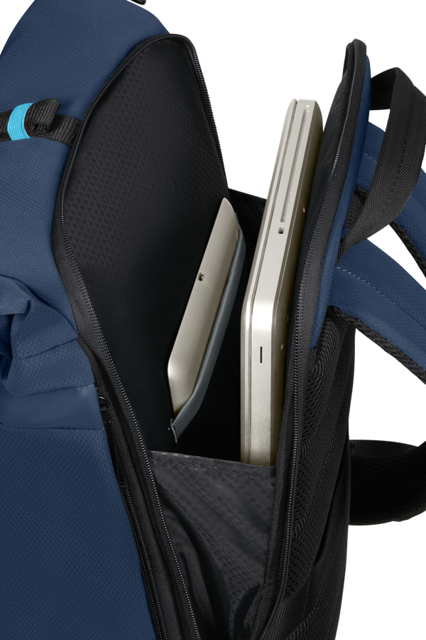 Samsonite Moderny Rolltop Backpack 15.6  Bleu