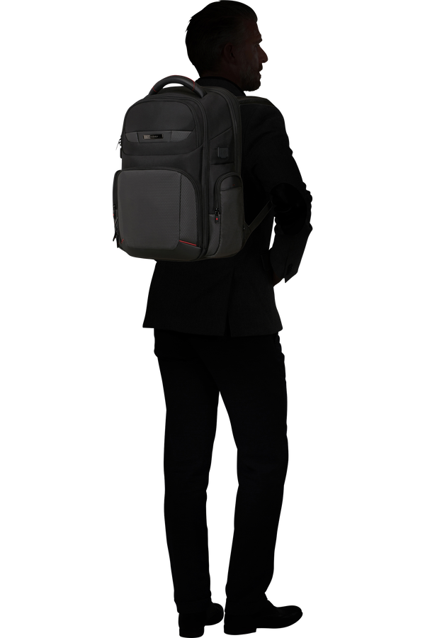 Samsonite Pro-DLX 6 Backpack 3 Volume Expandable 15.6'  Charcoal/Red