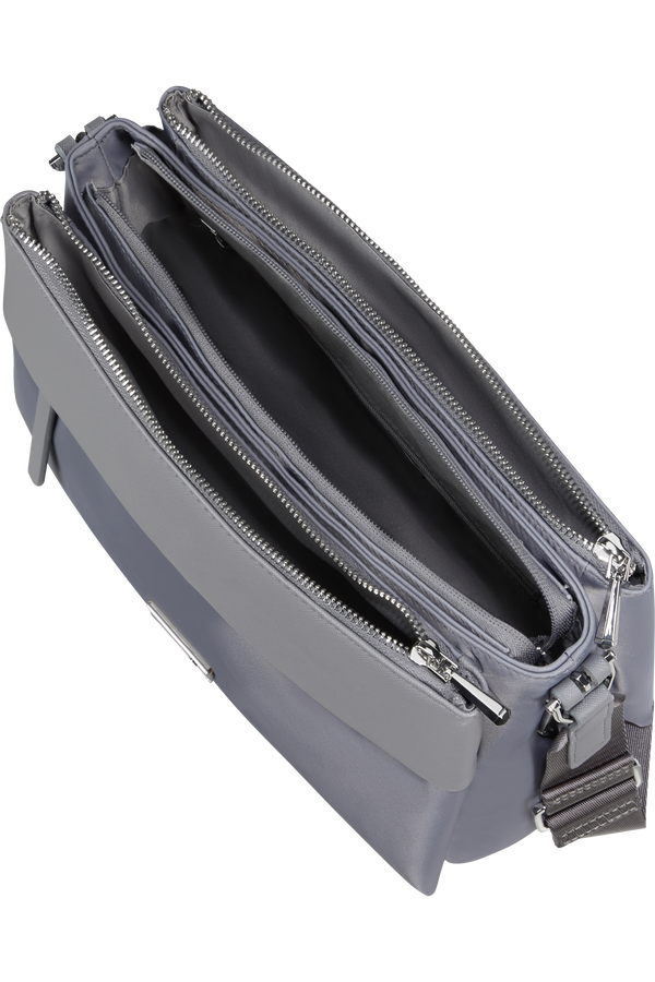 Samsonite Zalia 3.0 H.Shoulder Bag 3 Comp  Gris métal