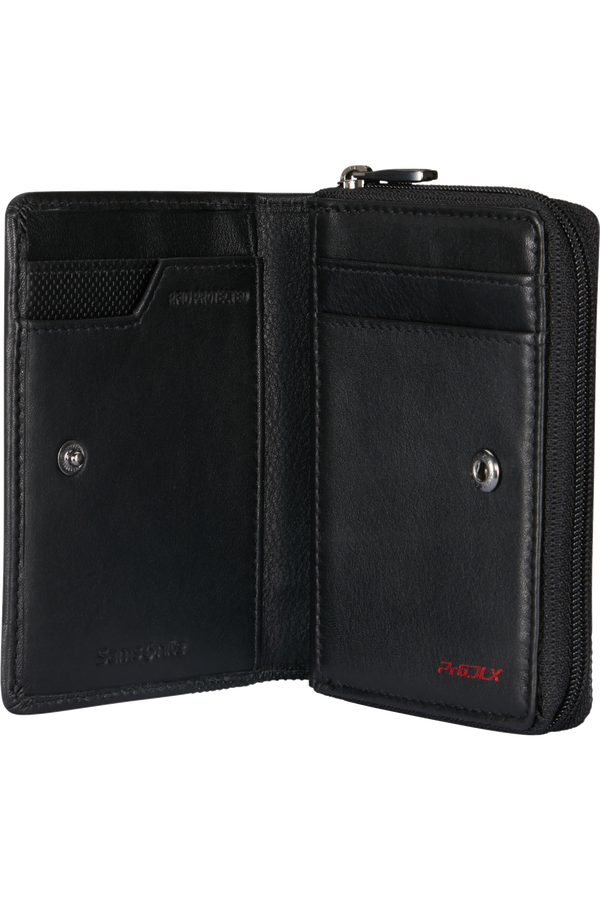 Samsonite Pro-Dlx 6 Slg 739 - 8CC + 2 GUSS ZIP  Zwart