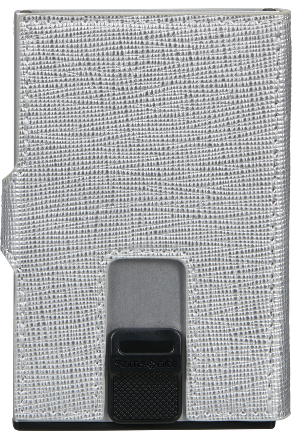 Samsonite Alu Fit 202 - Slide-up Wallet  Zilver