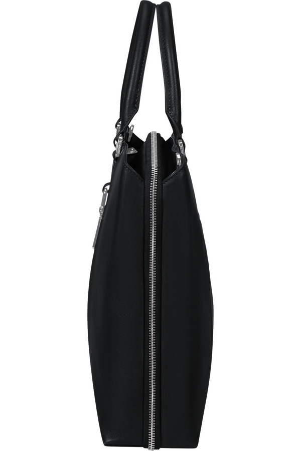 Image Biz Leather Sacoche Ordinateur 15.6" | Samsonite Image Biz Leather Briefcase 15.6'  Noir