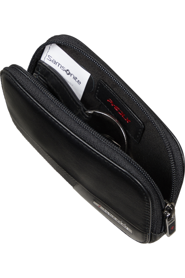 Samsonite Pro-Dlx 6 Slg 524 -Z ROUND KEY POUCH+2R  Zwart
