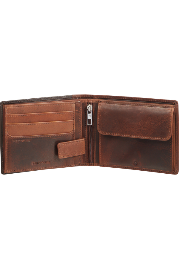 Samsonite Oleo Slg 037 - B 9cc+2hfl+Zip+2c  Marron foncé