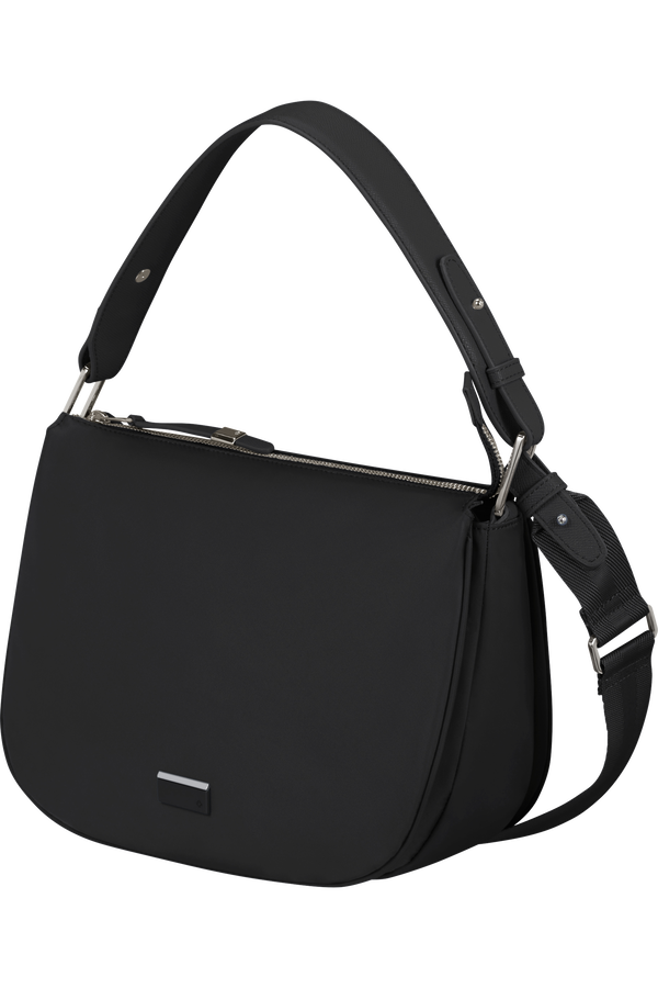 Samsonite Be-Her Hobo Bag Round 3 Compartments  Zwart